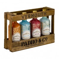 Vermouth Padró Pack - Expositor caixa de fusta 