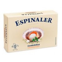 Zamburiñas Espinaler Premium amb Salsa Gallega 