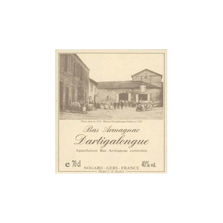 Armagnac Dartigalongue 250cl.  1987 
