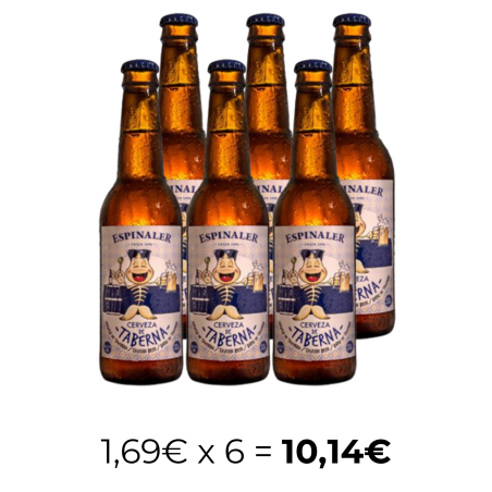 Cervesa Espinaler Artesana de Taberna - Pack de 6 