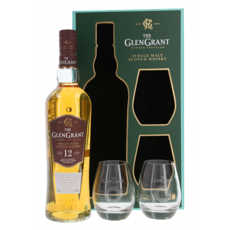 Glen Grant 12 Years with 2 Glasses 
