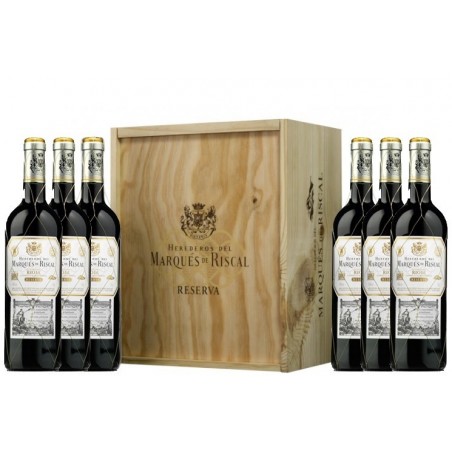 Marqués de Riscal - Wood Box 6 Bottles 